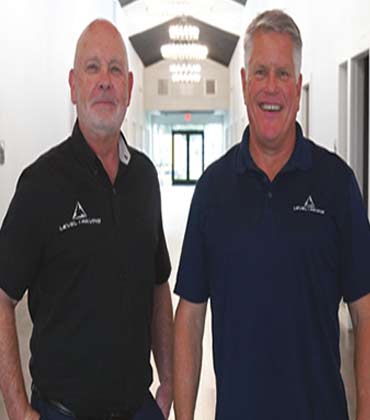 Jim Sturm and Alvin Crosson, Level One Paving | Construction Business Review | Top Asphalt Paving and Pavement Construction Services