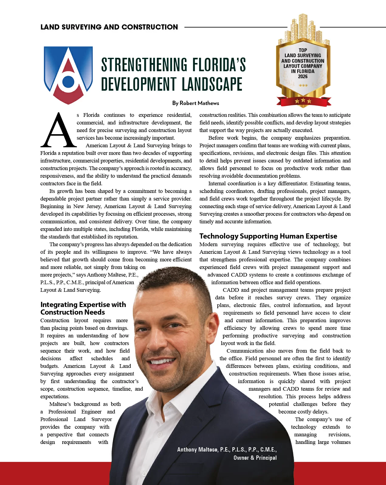 American Layout & Land Surveying: Strengthening Florida’s Development Landscape | Construction Business Review
