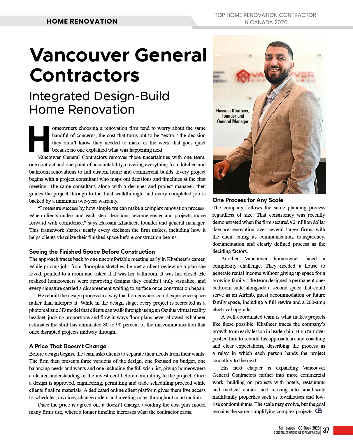 Bird Construction(TSX: BDT): Connecting Industrial Construction And Maintenance Through Integrated Capabilities | Construction Business Review